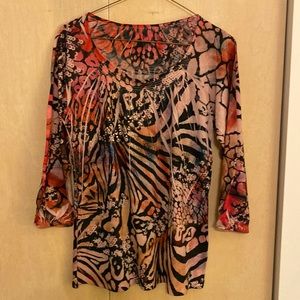 Chico’s 3-4 sleeve lightweight blouse